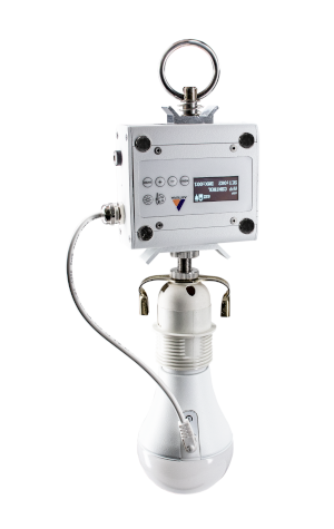 Produktfoto Astera NYX Bulb hängend mit Powerstation